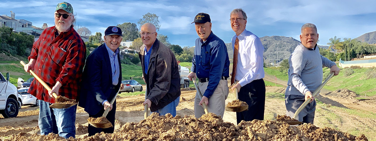 Park opening ribbon cutting