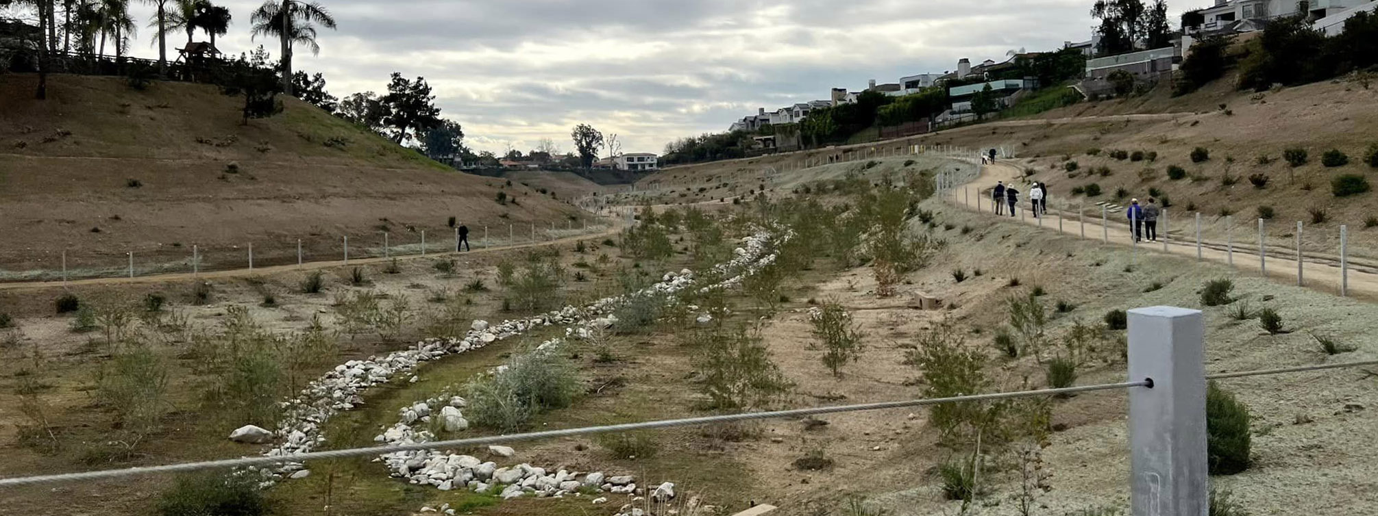 George Wolfberg Park at Potrero Canyon grand opening event, at former Potrero Canyon Park