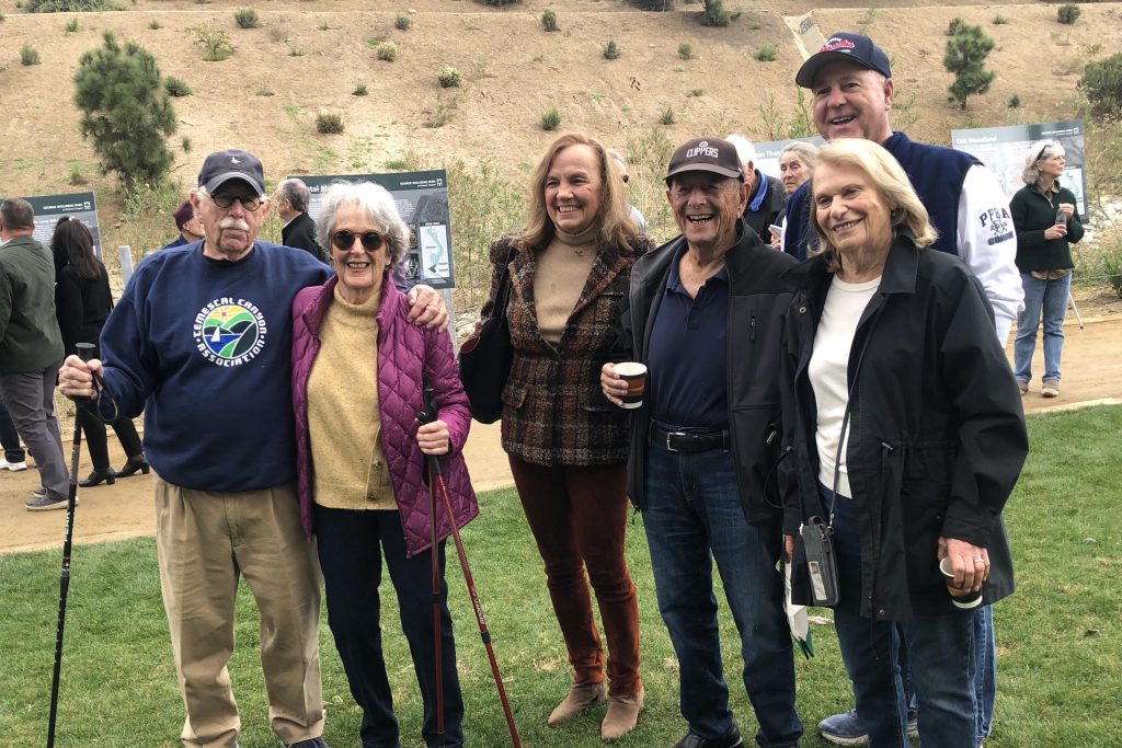 George Wolfberg Park at Potrero Canyon grand opening event, at former Potrero Canyon Park, Gil Dembo, Joe Halper, Cindy Miscikowski